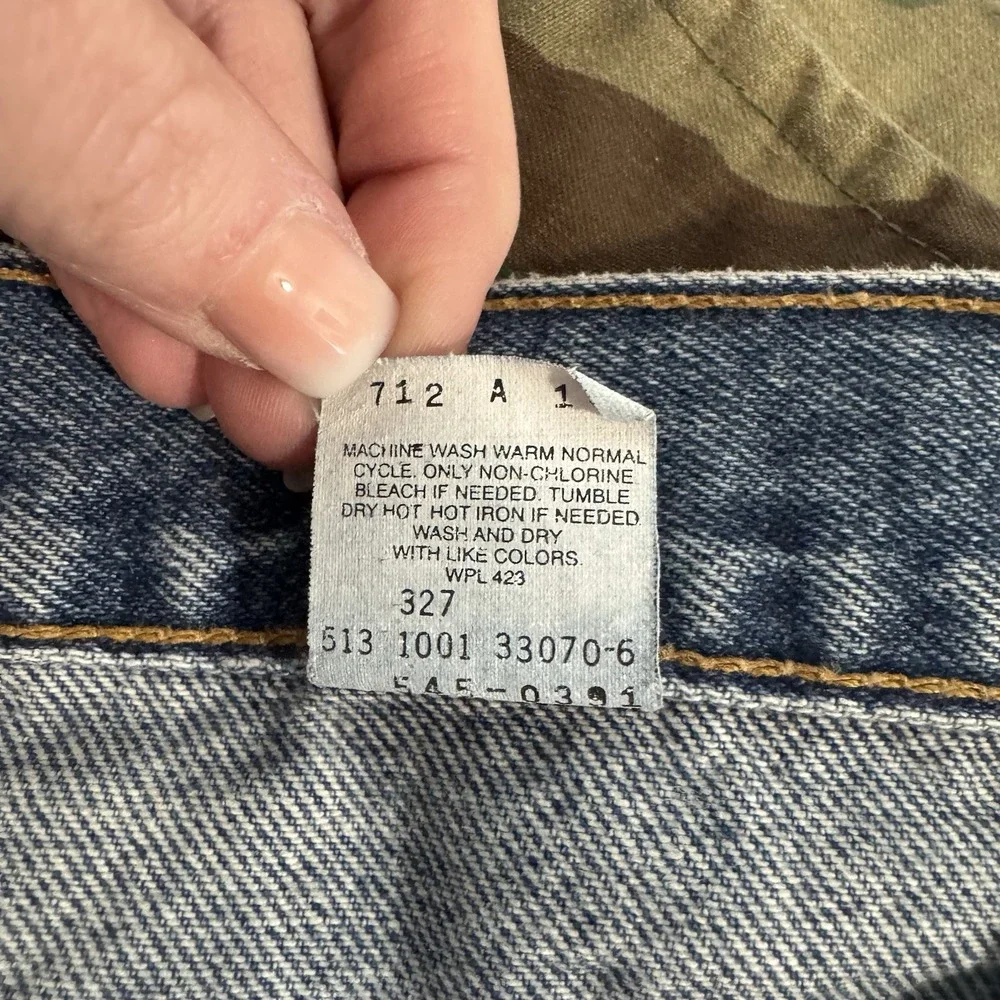 Levi's Jeans 545 Men's Loose Fit Orange Tab Medium Denim‎ 36x32 Batwing Vintage